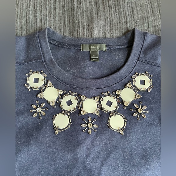 J crew T-shirt with embellishment - Picture 3 of 3